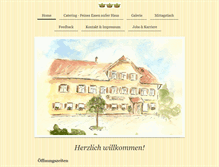 Tablet Screenshot of landgasthaus-krone.com